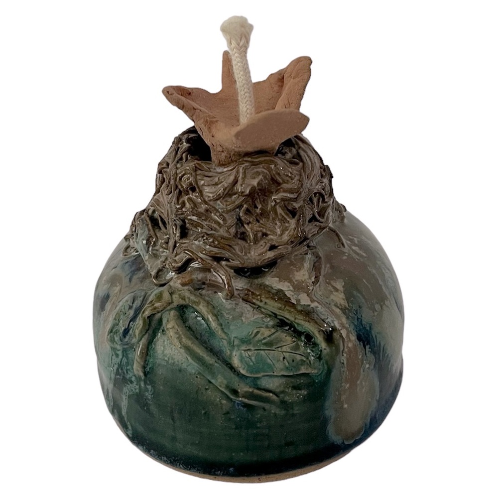Pottery Handmade Oil Fragrance Lamp (M. Smith ‘99)
